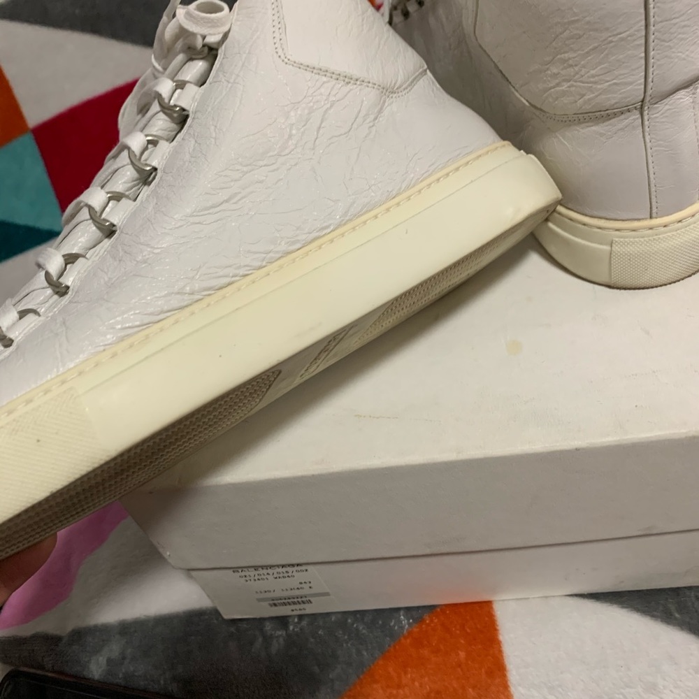 Balenciaga Arena White Sneakers - Picture 4 of 5